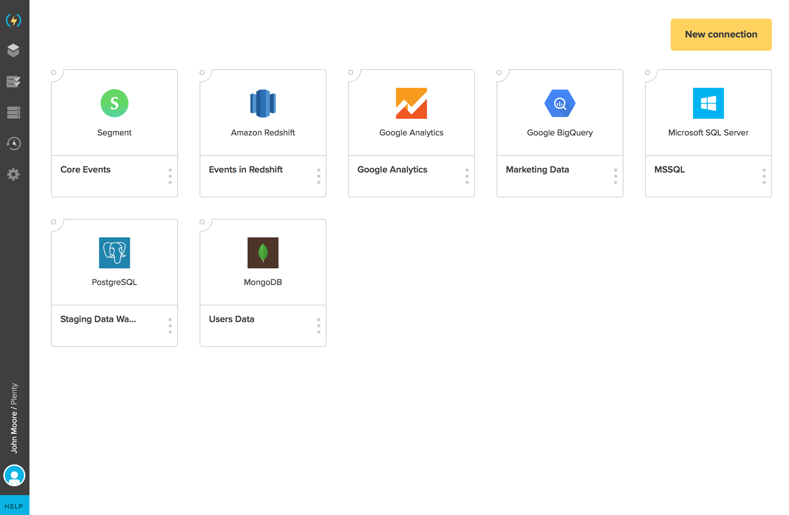 Enables teams to add new connections with one click