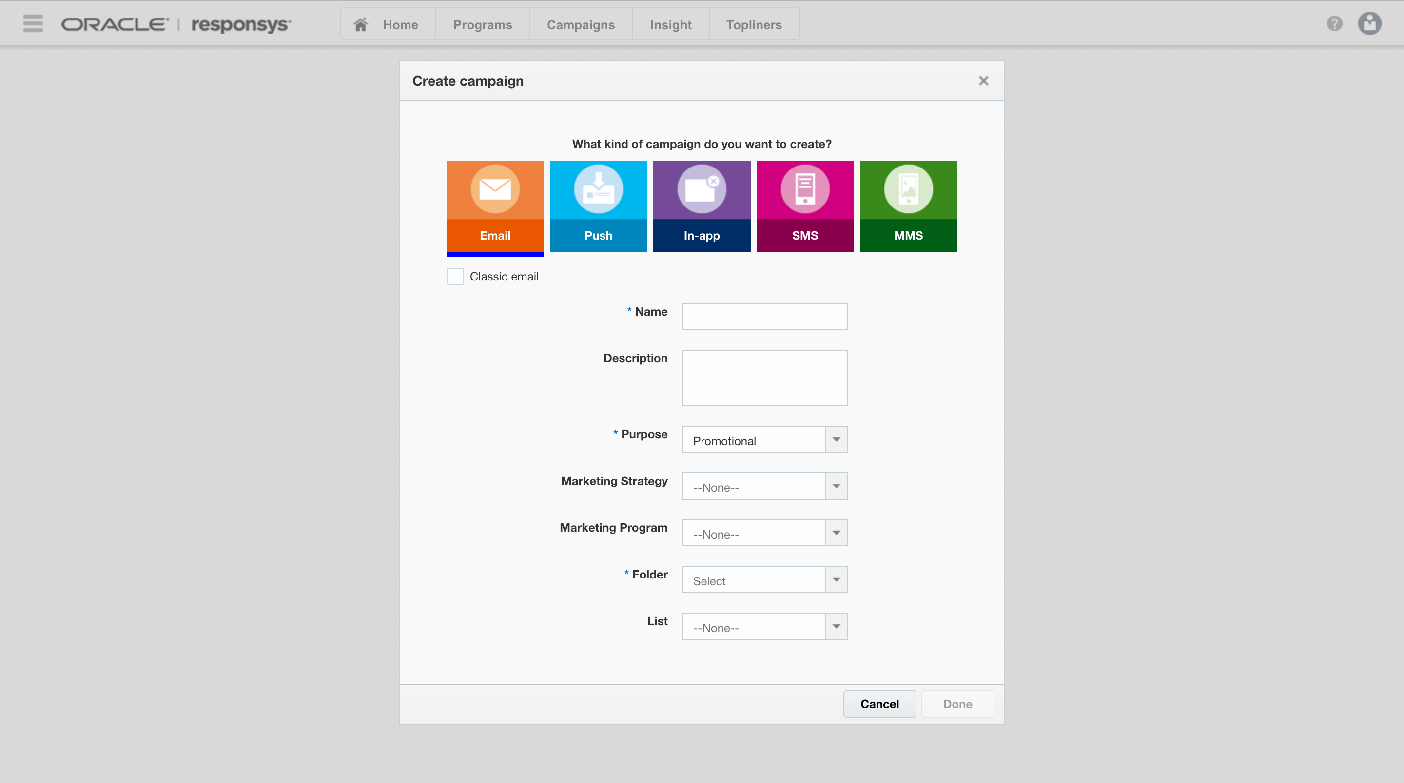 Create marketing campaigns tailored to behavioral data across many channels.