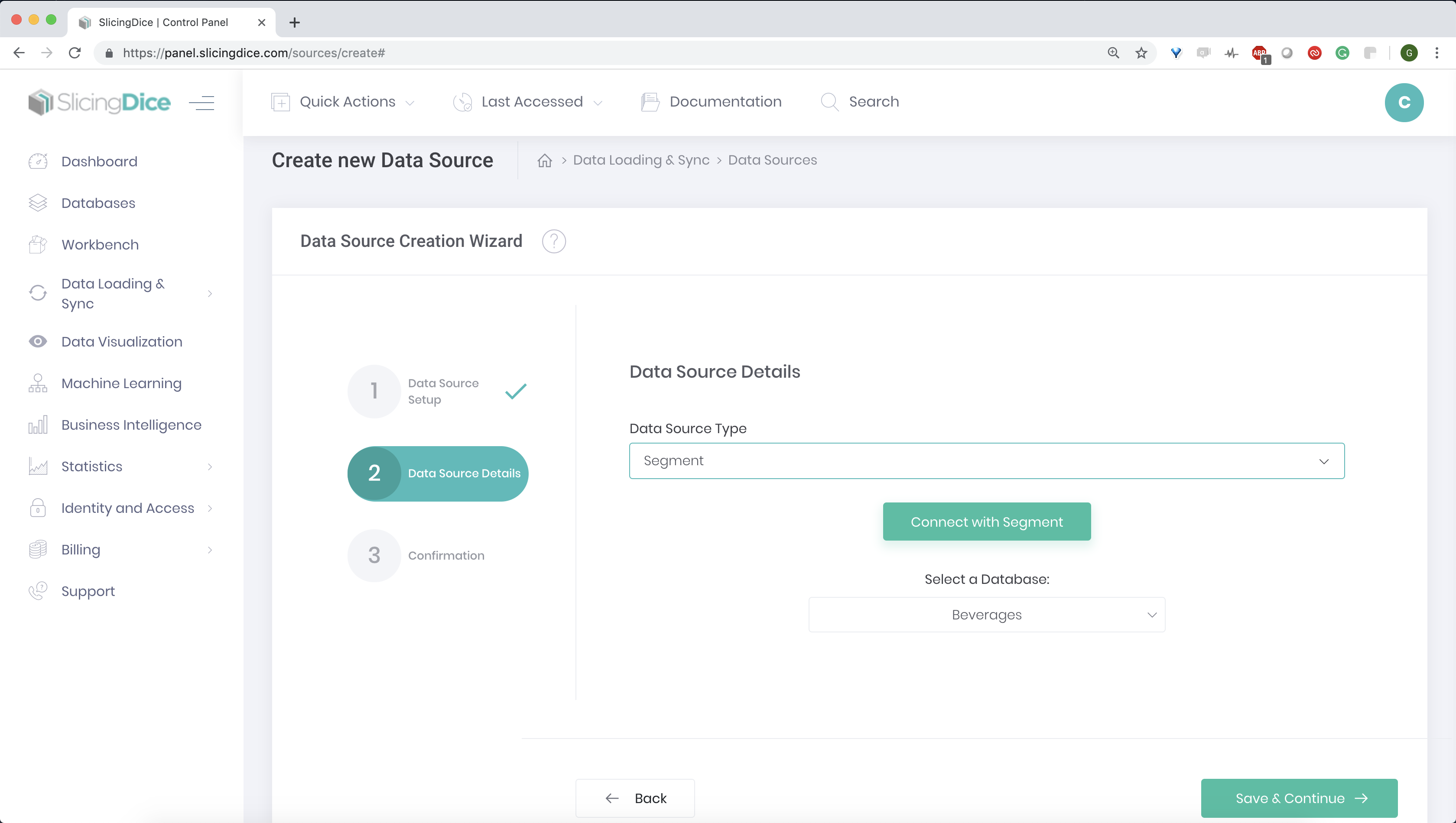 SlicingDice’s Data Loading Configuration - Quickly loading all your Segment’s data
